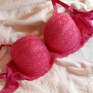 Pink Convertible Push-up Bra, 36DD